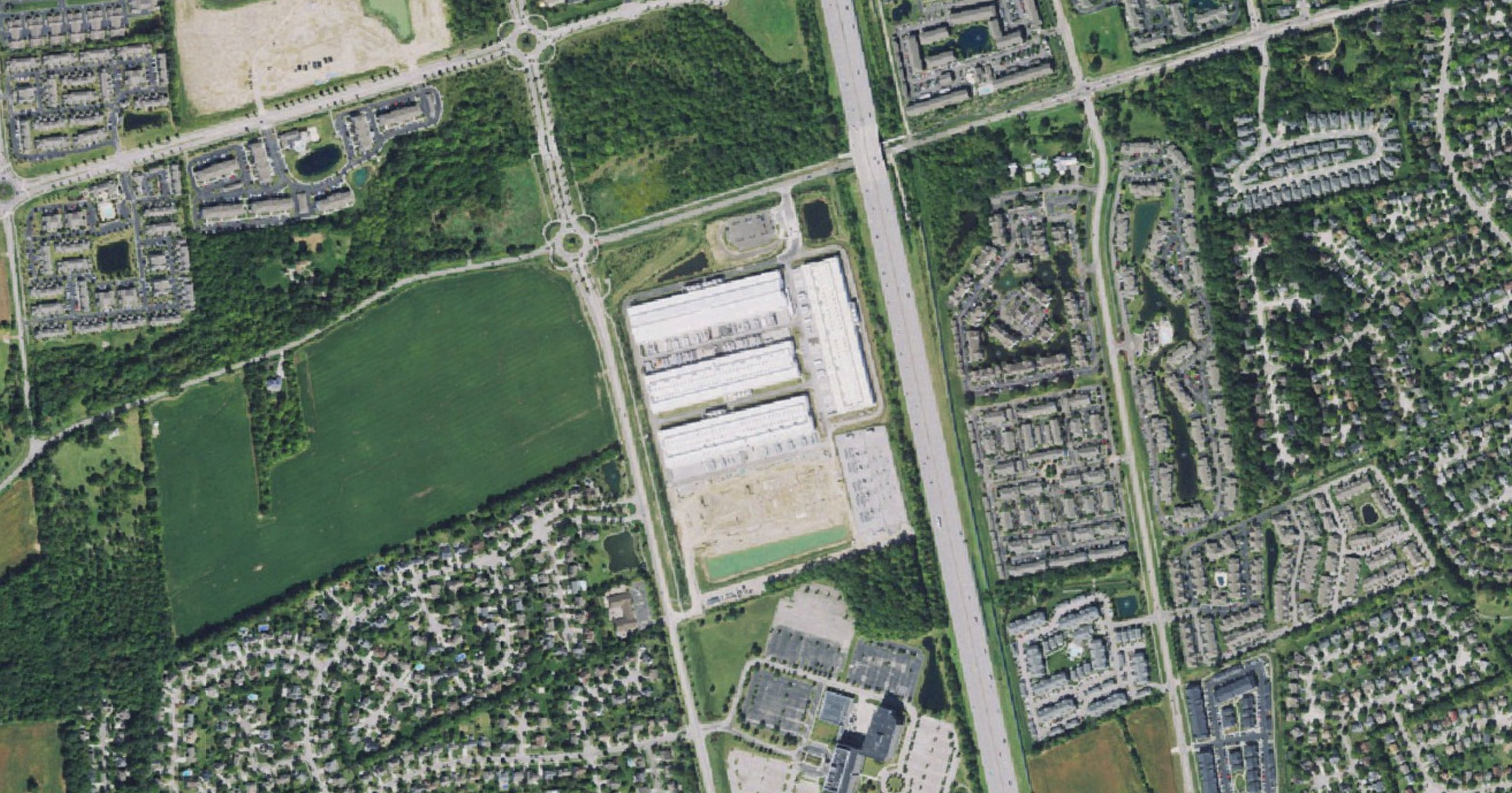 Amazon AWS: Hilliard Data Center, a photo of the site