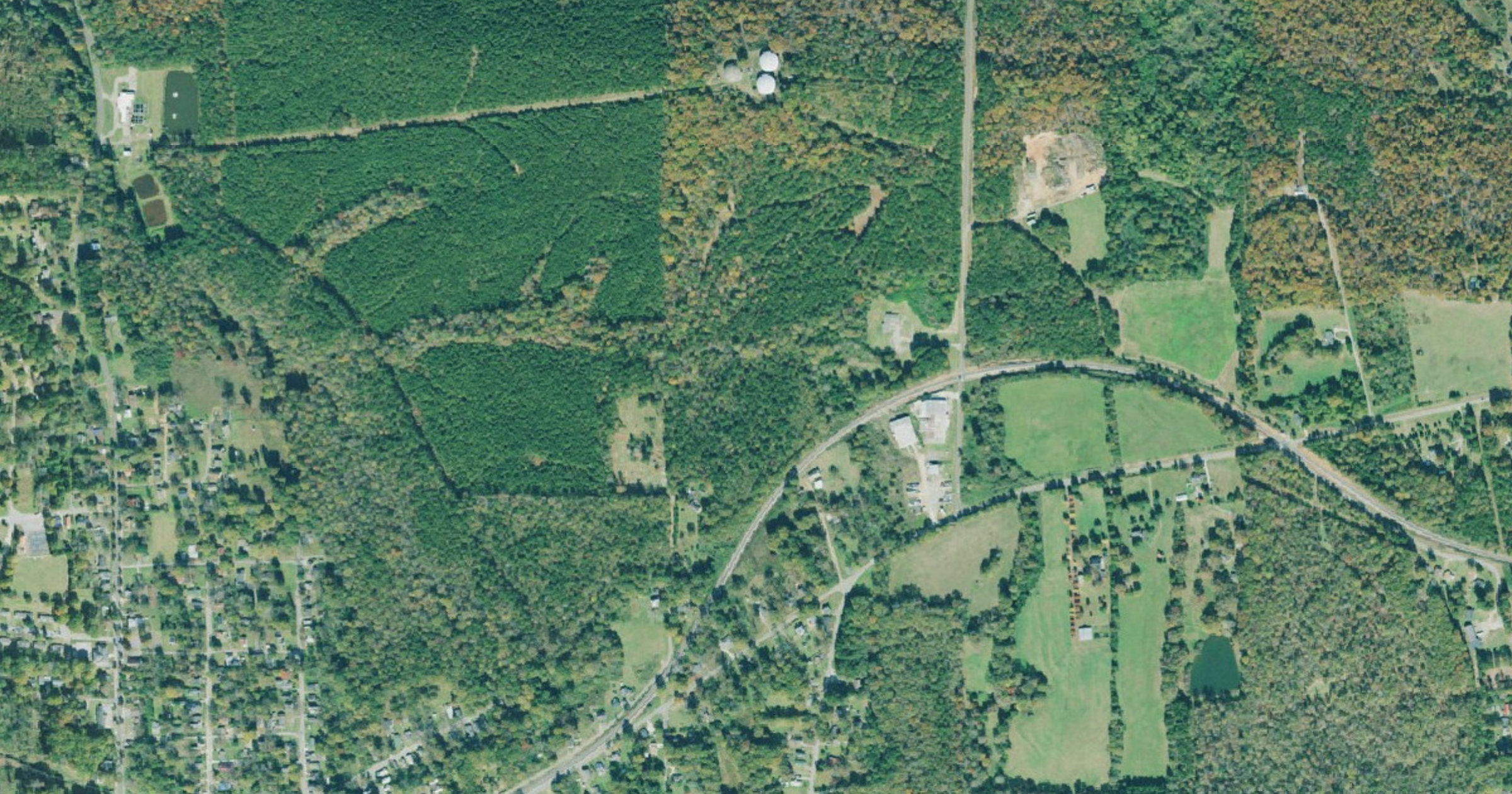 Amazon (AWS) Lamar County I-75 site, a photo of the site