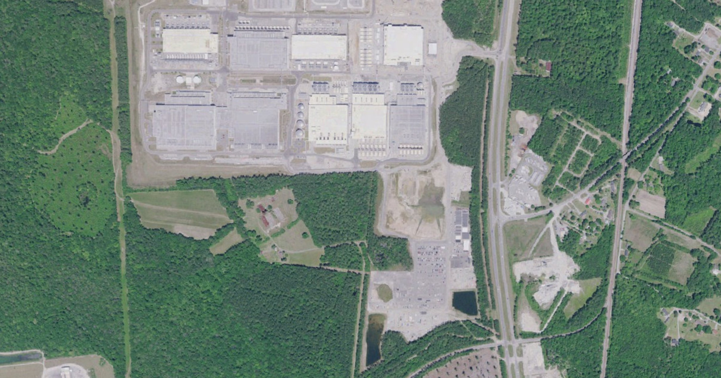 Google Berkeley County data center, a photo of the site