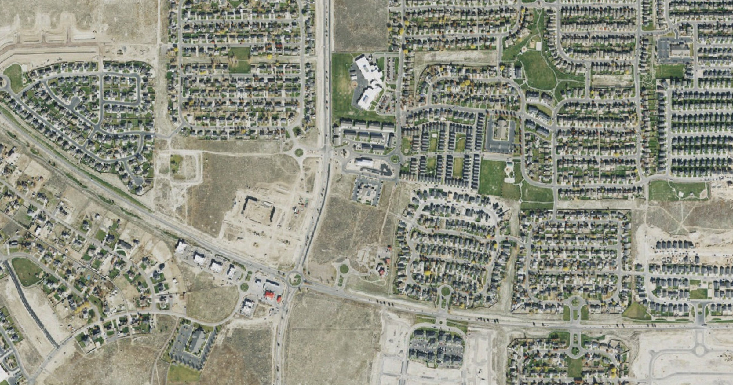 Google Eagle Mountain data center site, a photo of the site