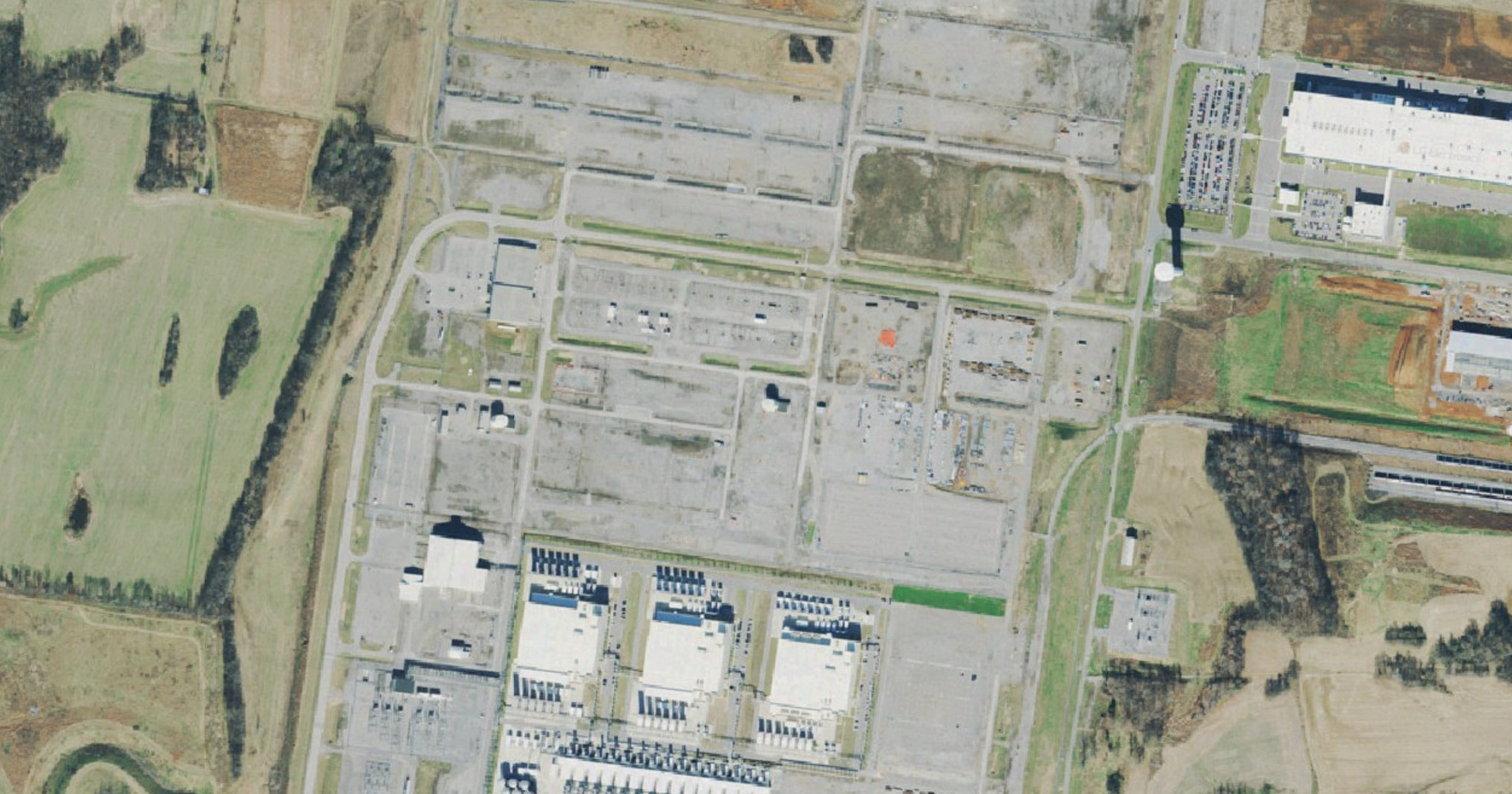 Google Montgomery Data Center, a photo of the site