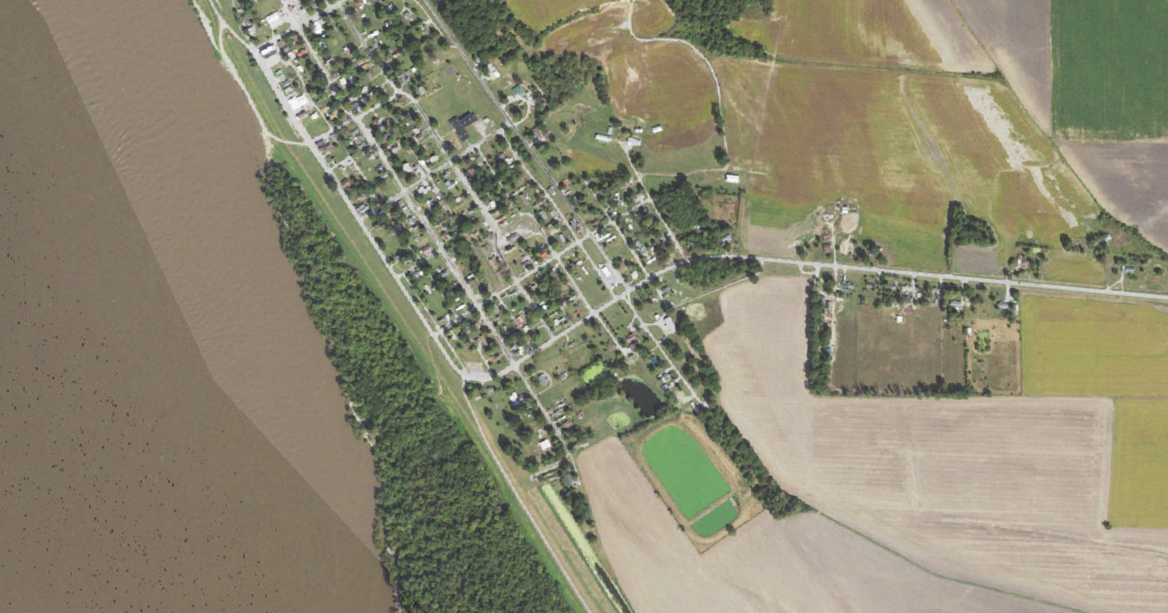 Grand Tower power plant site data center, a photo of the site