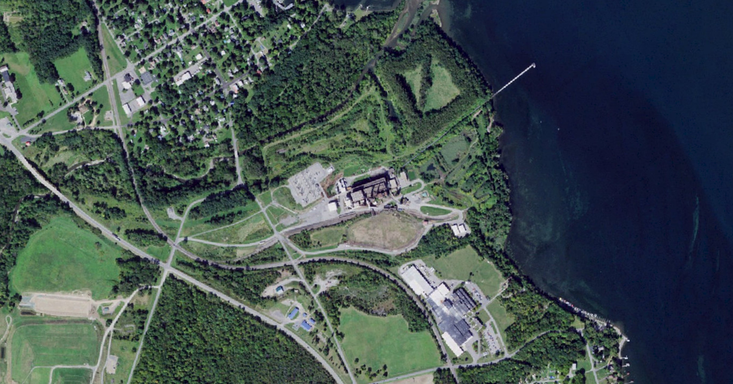 Greenidge Power Plant and Data Center, a photo of the site