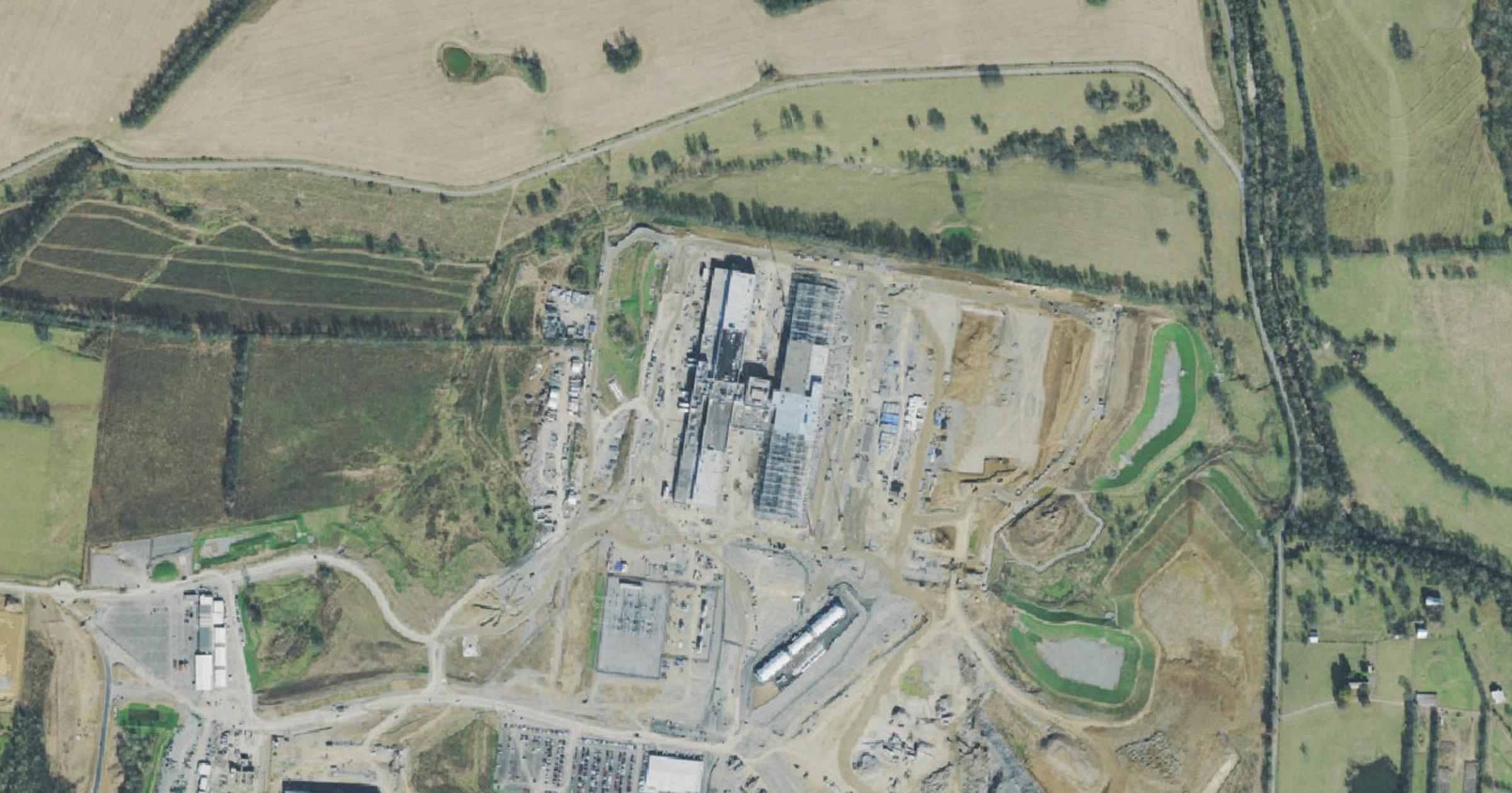 Meta Gallatin Data Center, a photo of the site
