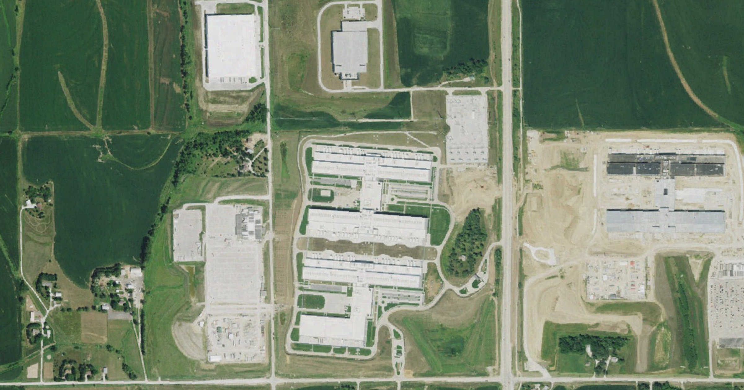 Meta Sarpy Data center, a photo of the site