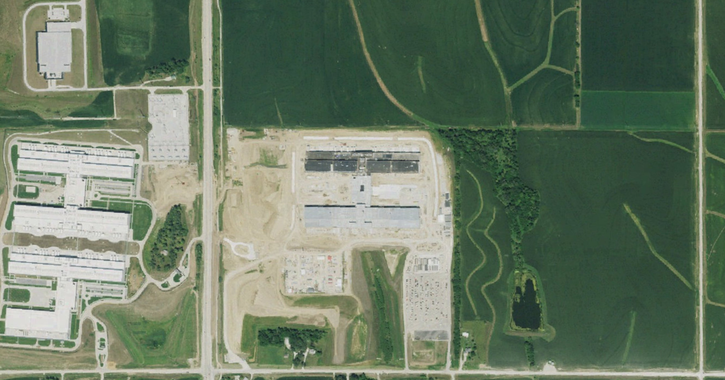 Meta Sarpy Data center, a photo of the site