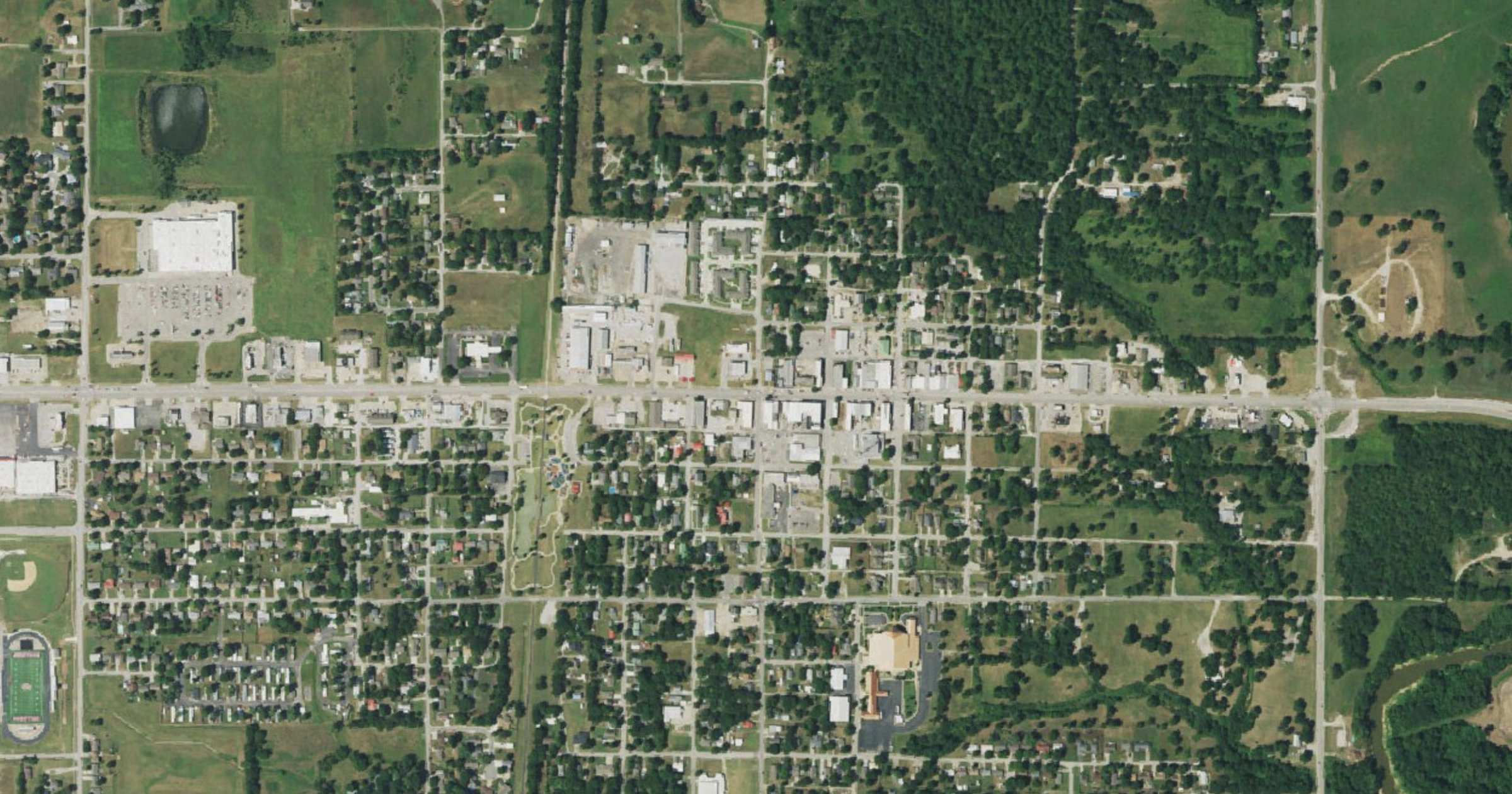 Skiatook proposed AI data center, a photo of the site