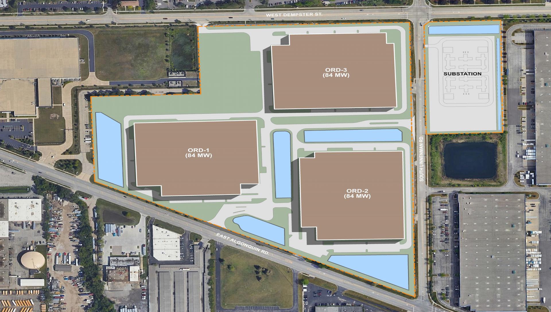 CloudHQ Mount Prospect Technology Campus (ORD), a photo of the site