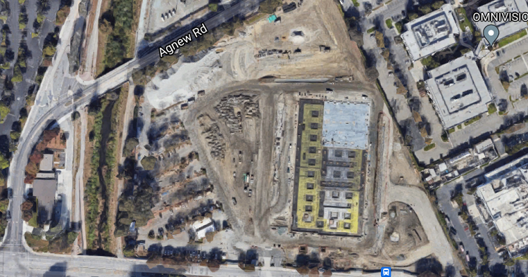 AWS Mission College Data Center Building 2 (Oppidan), a photo of the site
