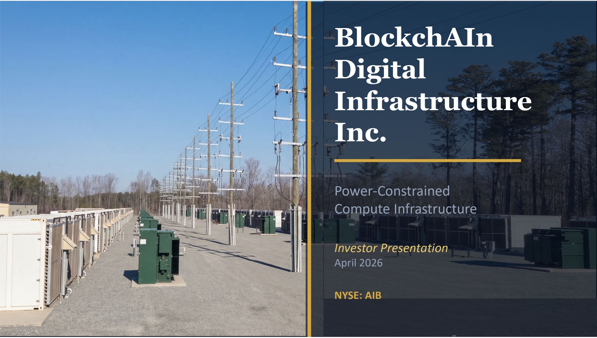 BlockchAIn Digital Infrastructure Crow Wing County data center, a photo of the site