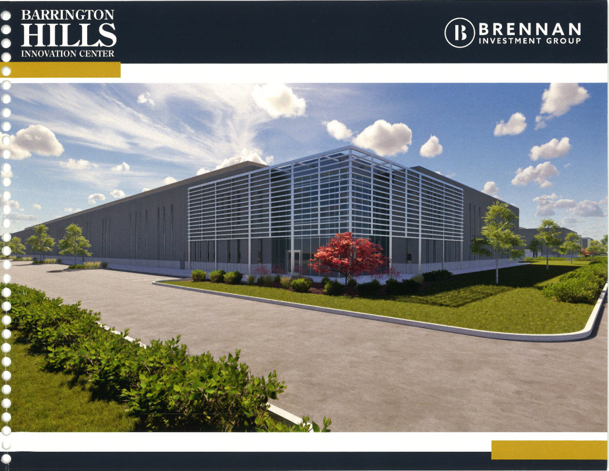 Brennan Investment Group Barrington Hills data center campus, a photo of the site
