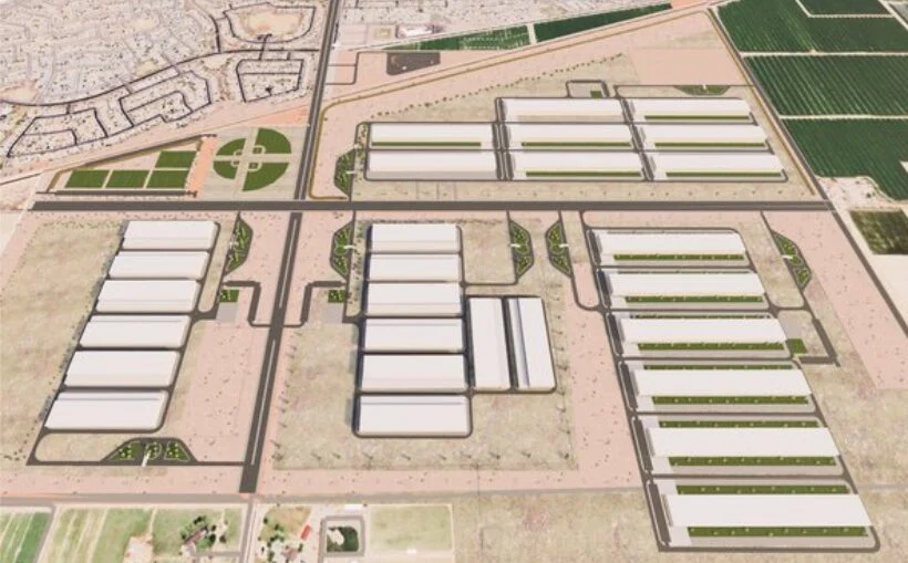 Buckeye Technology Park (Tract data center park), a photo of the site