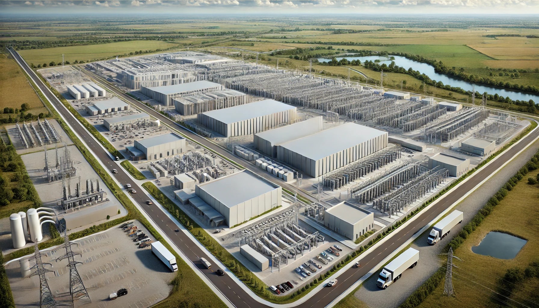 Gaffney Data Center Campus, a photo of the site