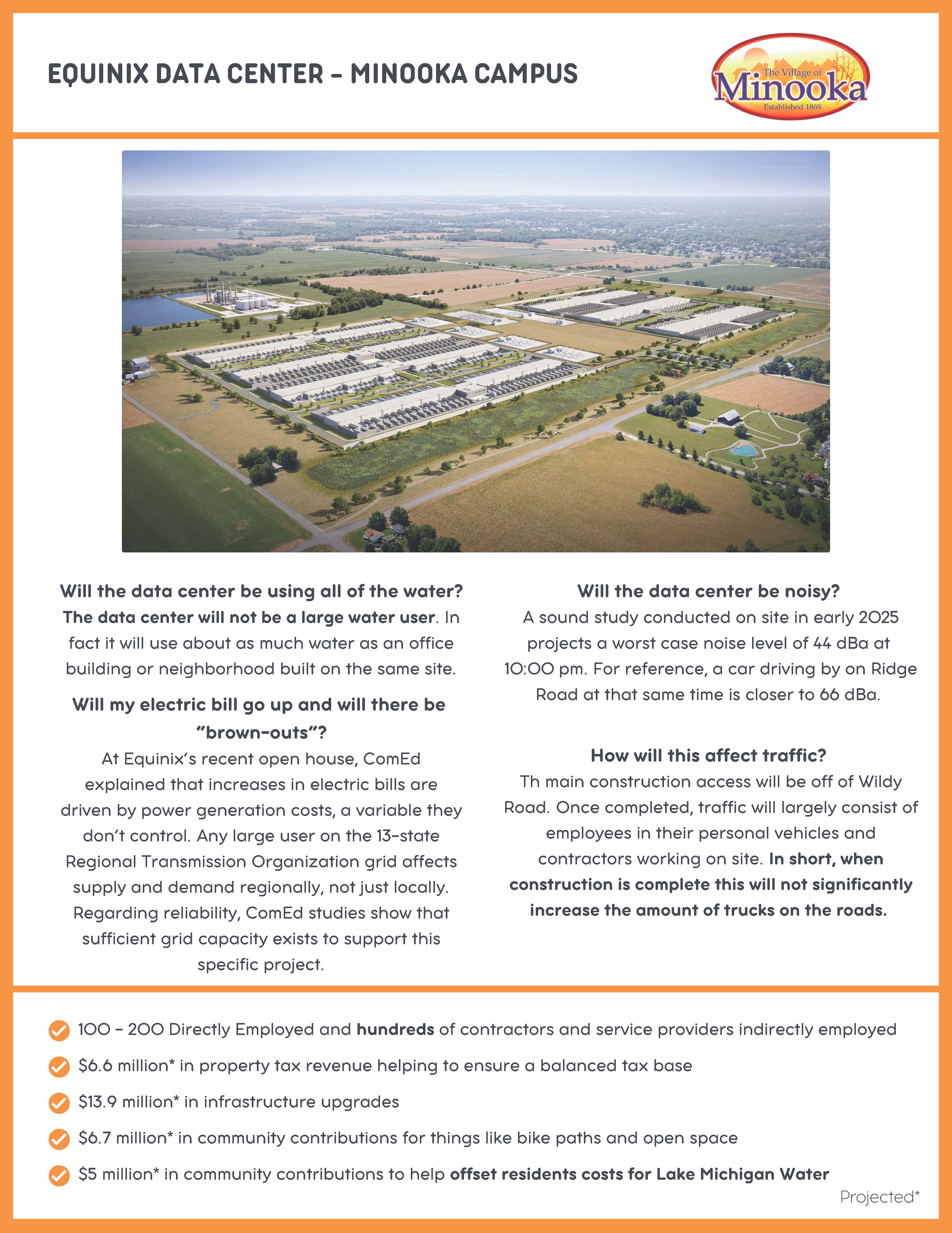 Cielo Digital Infrastructure Minooka data center, a photo of the site