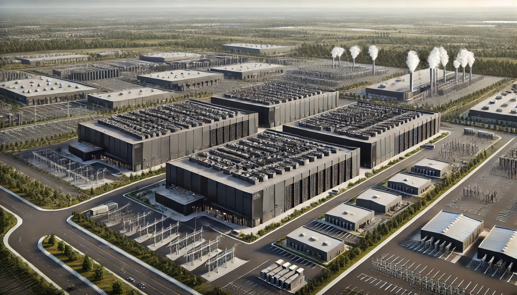 CleanSpark Brazoria County AI Data Center Campus, a photo of the site