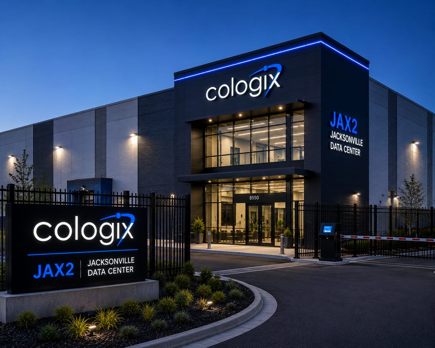 Cologix JAX2, a photo of the site