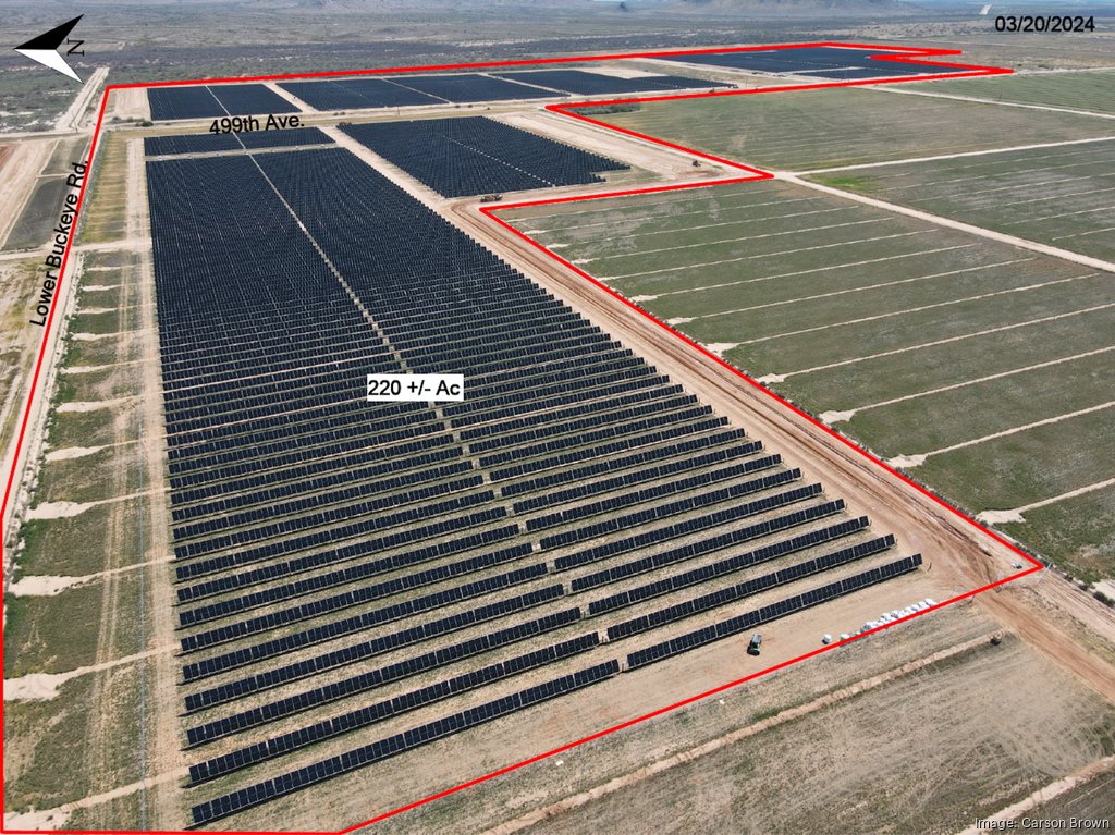 Copia Power Belmont Energy Center (Harquahala Valley solar + data center campus), a photo of the site
