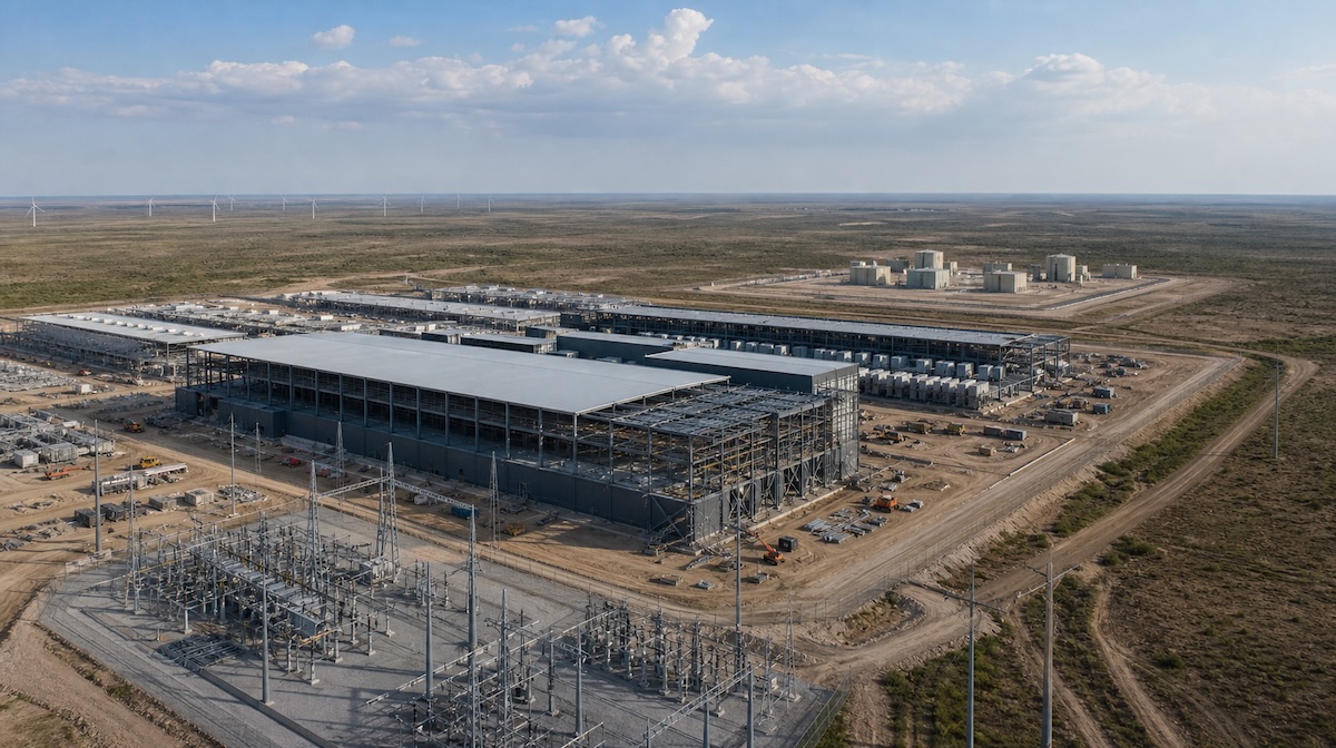 Crusoe Nolan County AI data center, a photo of the site