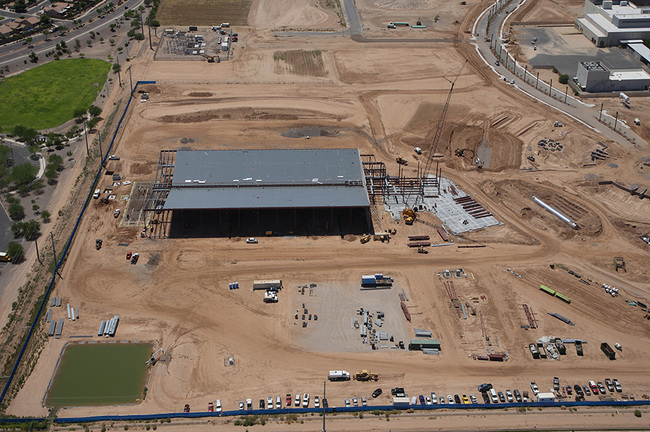 CyrusOne Chandler campus (PHX1-PHX8) expansion, a photo of the site
