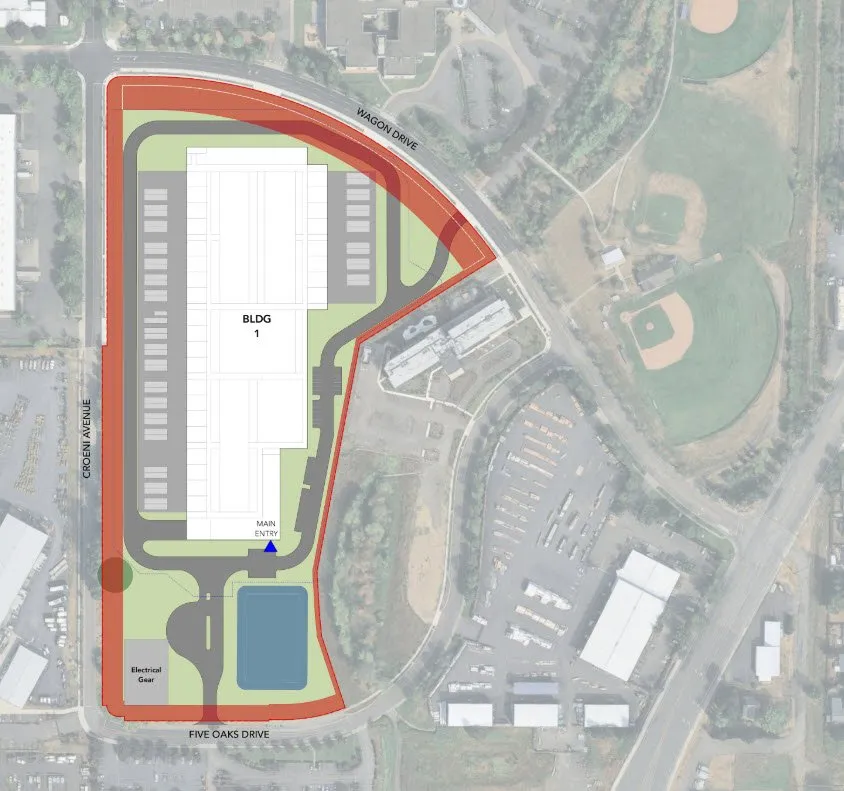 Digital Realty Wagon Data Center (Hillsboro), a photo of the site