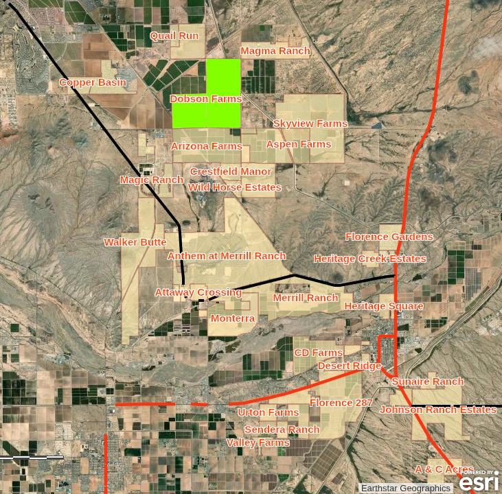 Dobson Farms West, a photo of the site