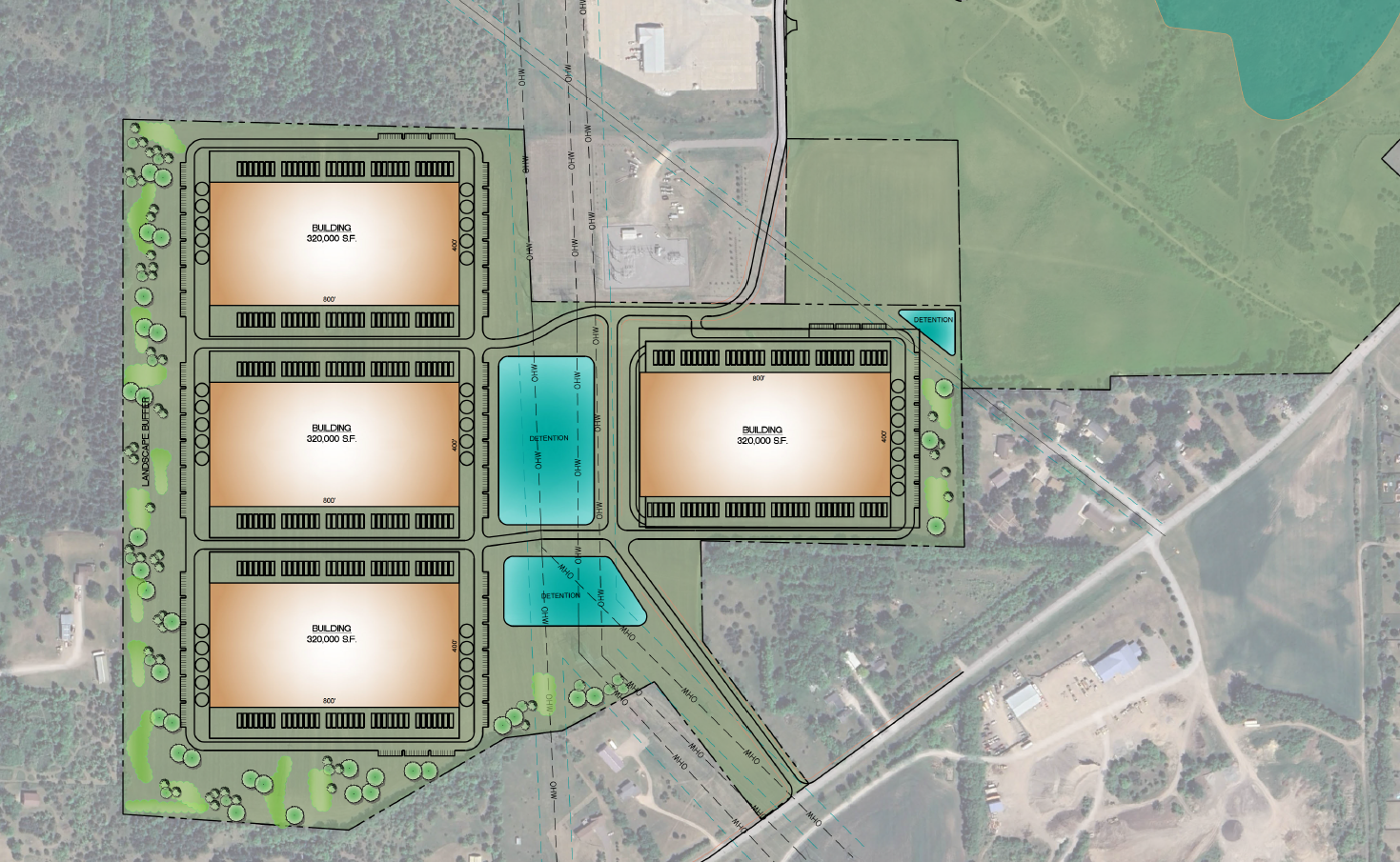 Monticello Tech Park, a photo of the site