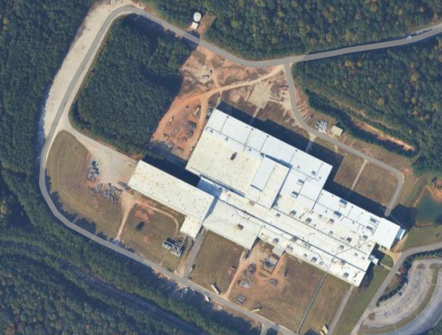 Google LaGrange data center, a photo of the site