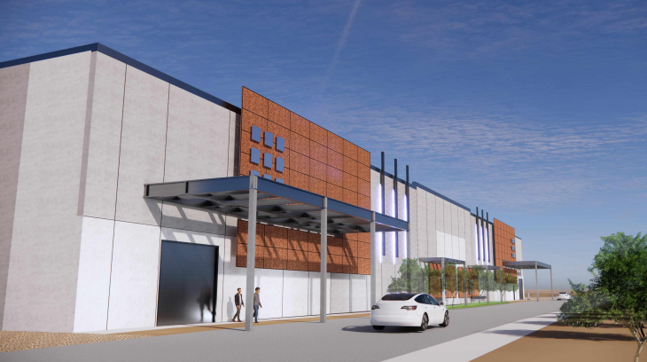 Google Mesa Data Center (Project Red Hawk), a photo of the site