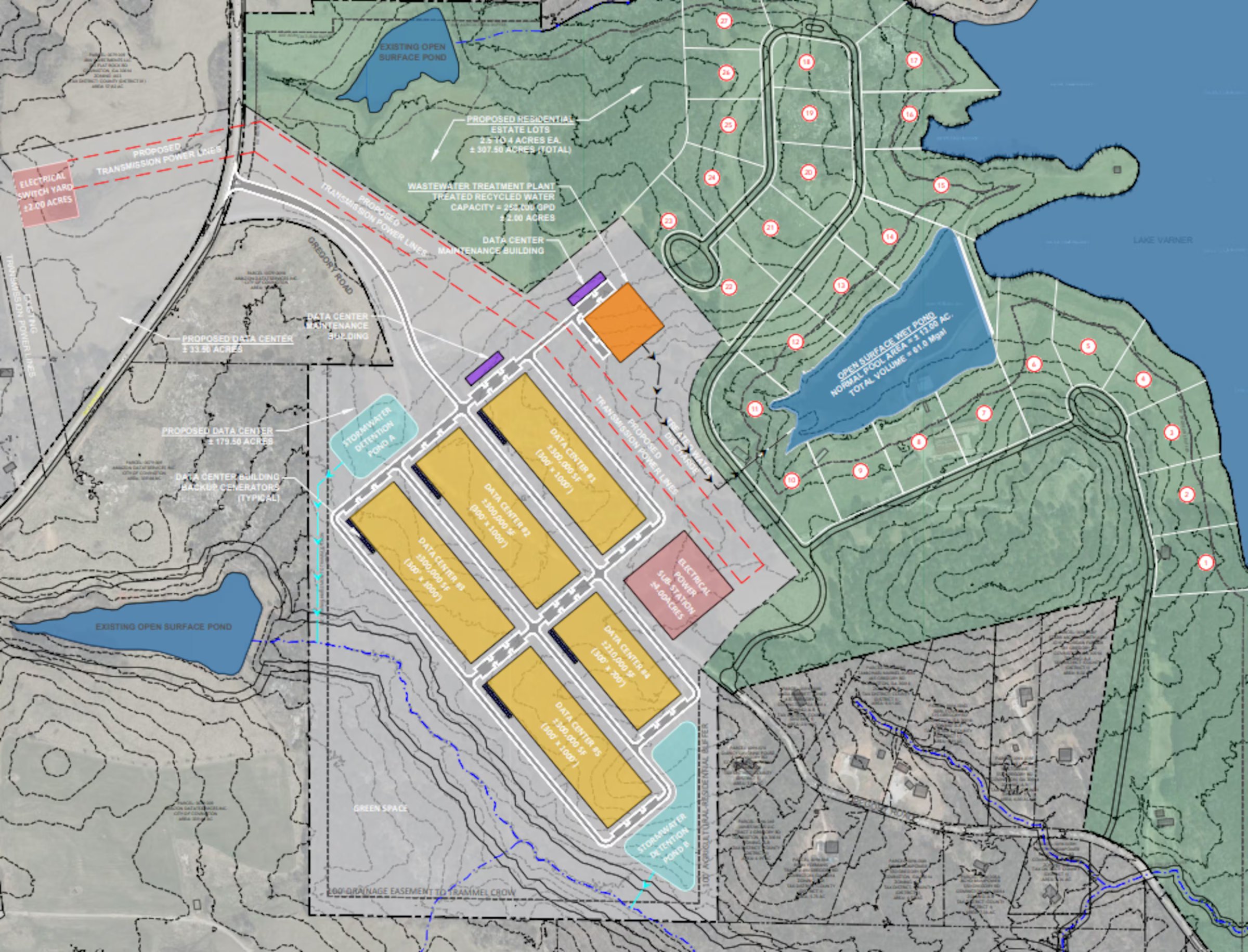 Gregory Road Data Center, a photo of the site