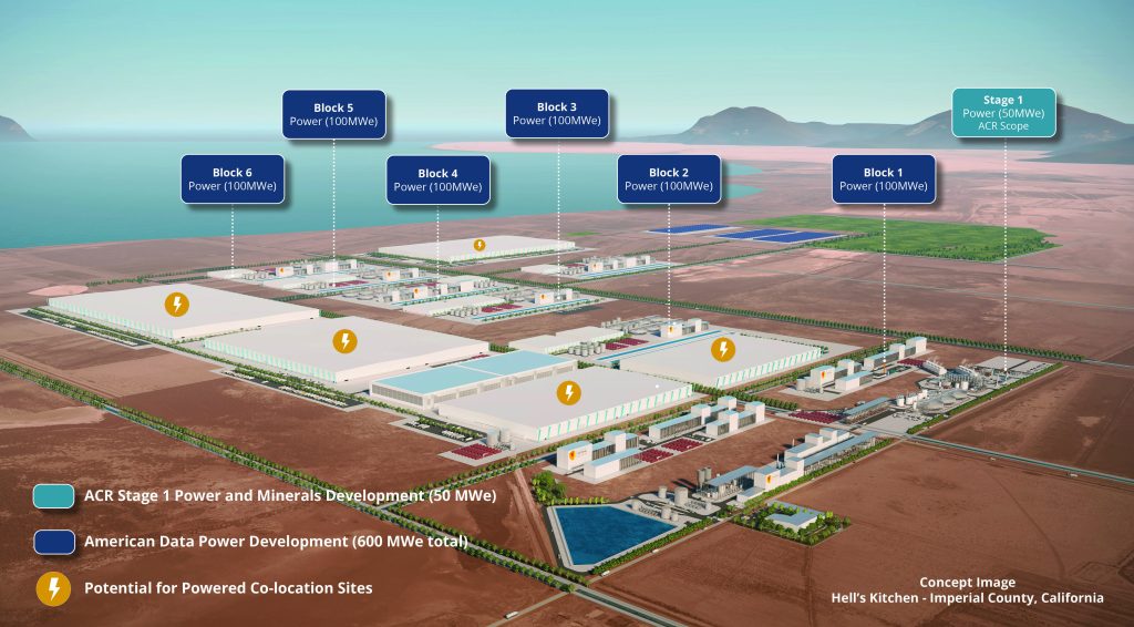 Hell's Kitchen Geothermal Energy Complex Data Center (CTR / American Data Power), a photo of the site