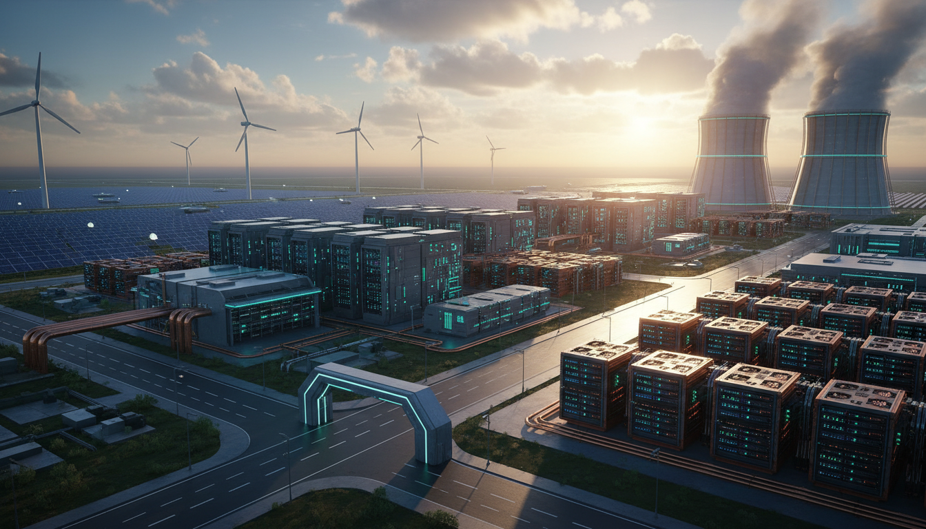 Iron City No. 1 Power Generator and Compute Center, a photo of the site