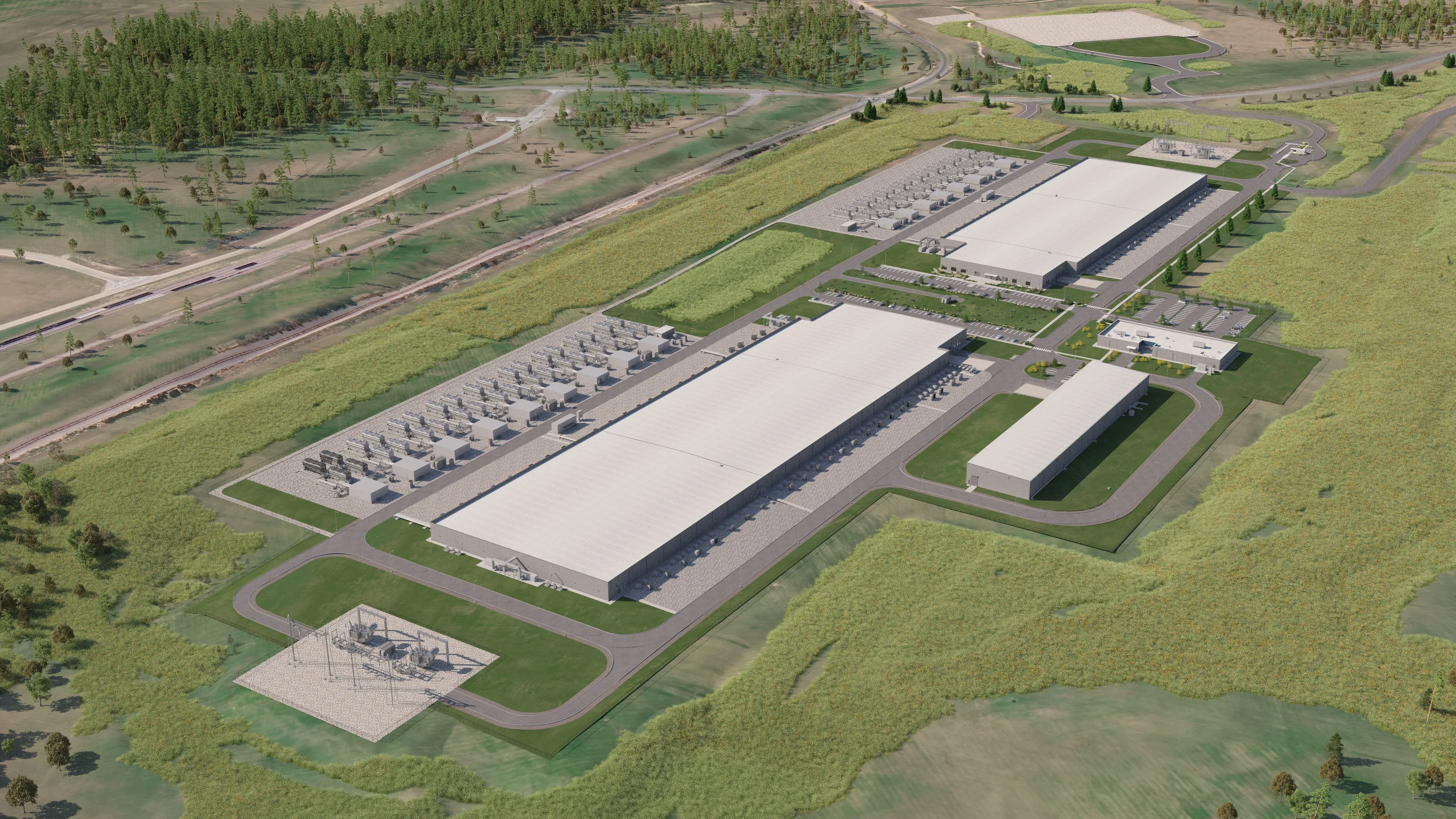 Meta Aiken Data Center, a photo of the site