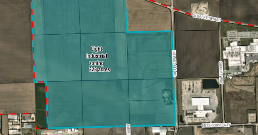 Meta Davenport Data Center, a photo of the site
