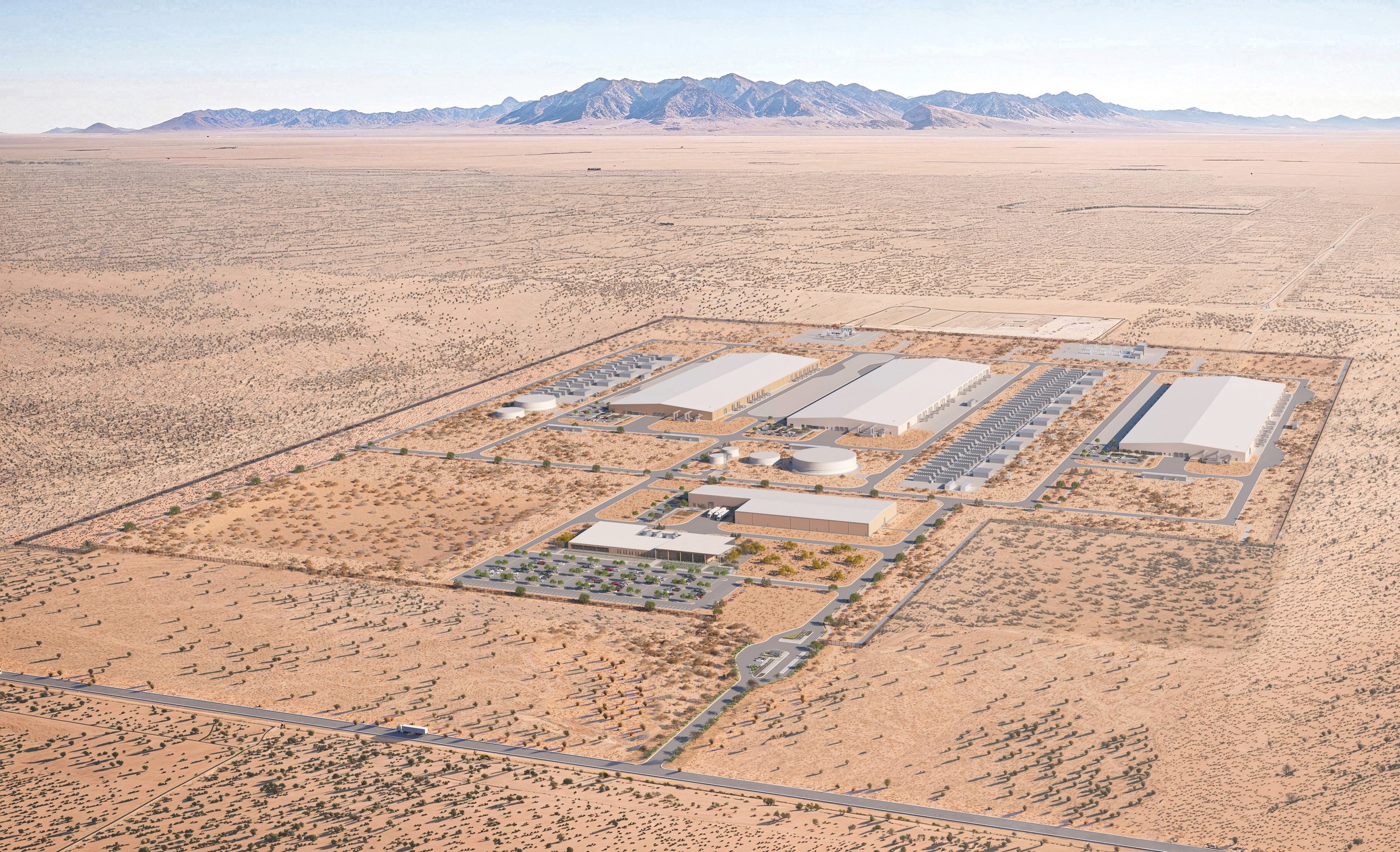 Meta El Paso data center campus, a photo of the site