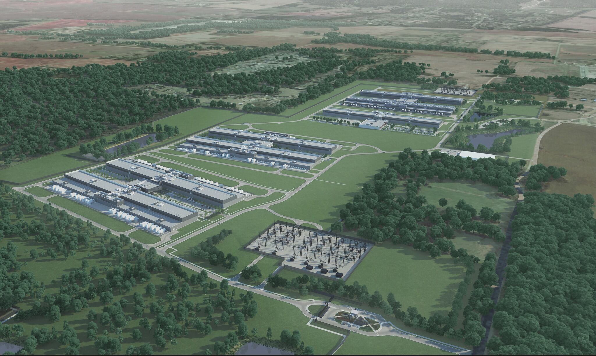 Meta Huntsville Data center, a photo of the site