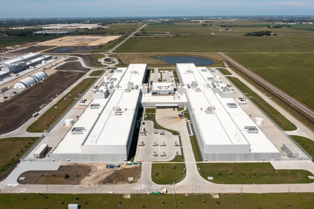 Meta Jeffersonville Data Center, a photo of the site