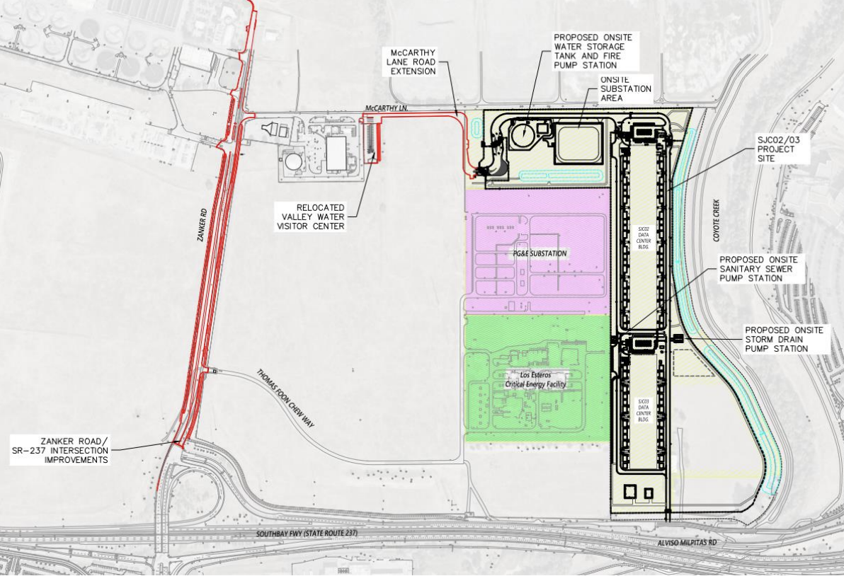 Microsoft Alviso Way Campus, a photo of the site