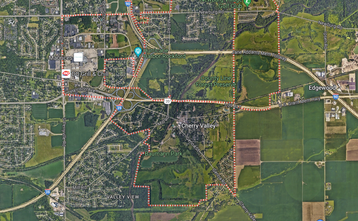 Microsoft Cherry Valley datacenter campus, a photo of the site