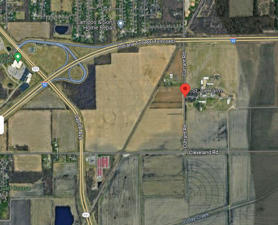 Microsoft Granger Data Center Campus (St. Joe Farms), a photo of the site