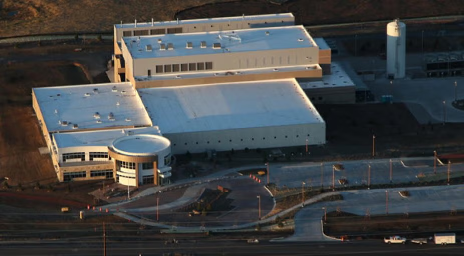 NCAR-Wyoming Supercomputing Center, a photo of the site