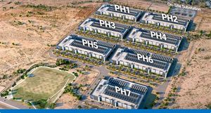 NTT Phoenix campus (existing Mesa site), a photo of the site