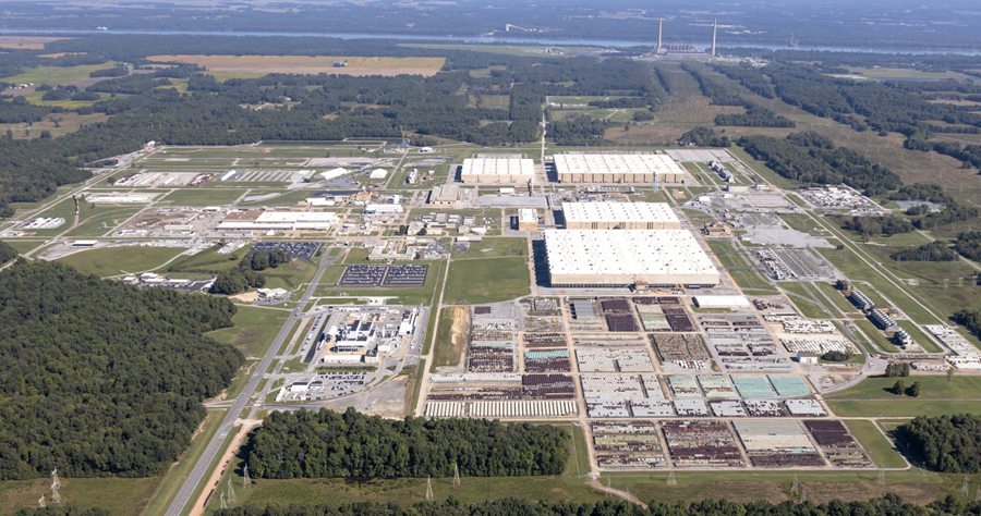 Paducah DOE site data center campus (Brookfield / NextEra), a photo of the site