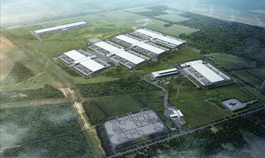 Point One Data Center (Charles City County), a photo of the site