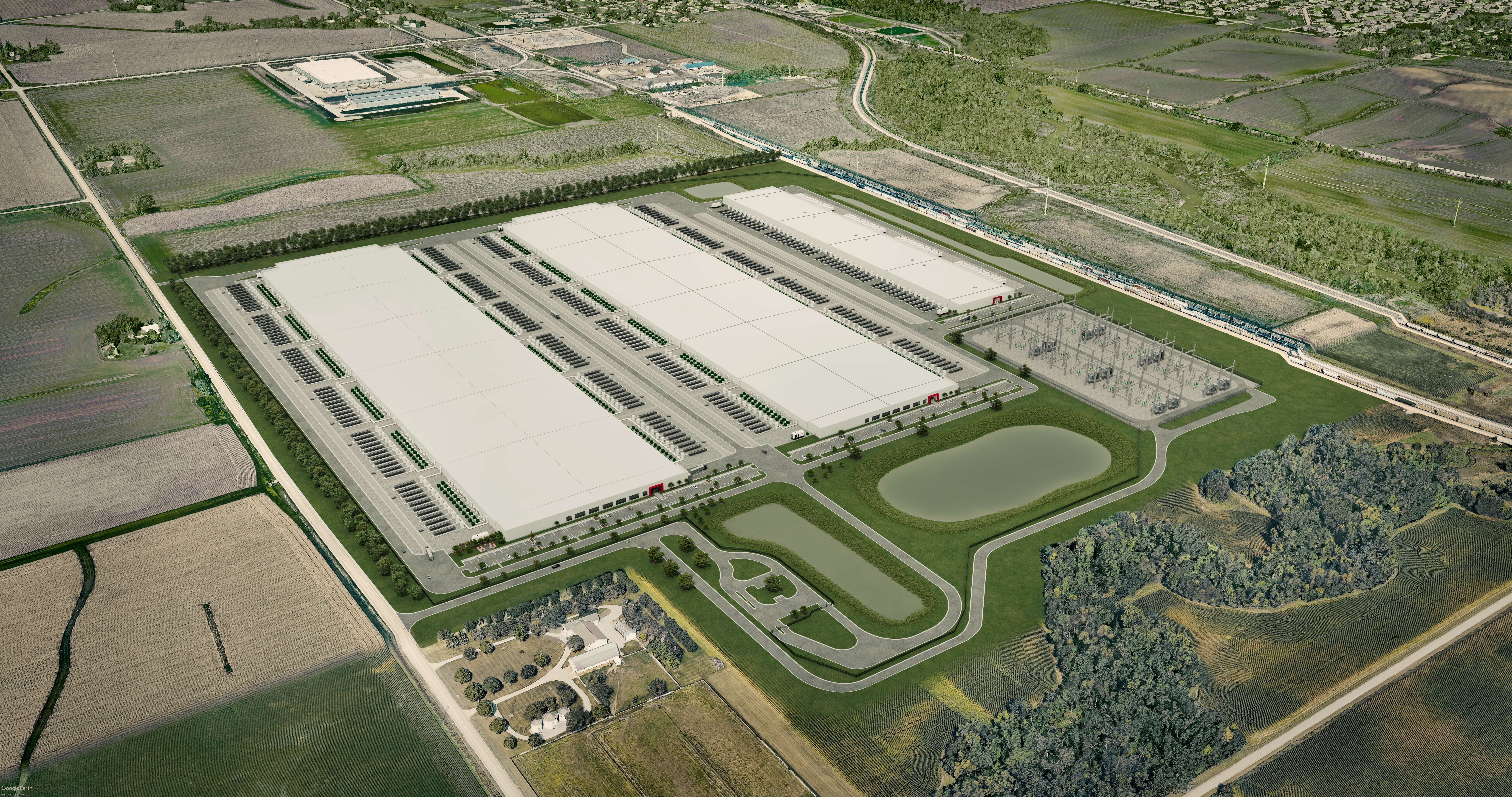 QTS Cedar Rapids Campus (Big Cedar Industrial Center), a photo of the site