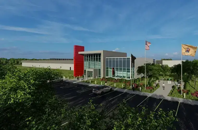 East Windsor Expansion (2nd building), a photo of the site