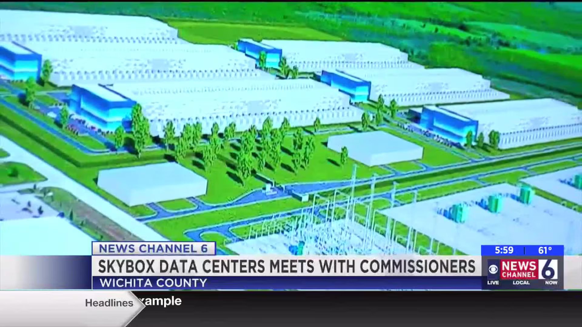 Skybox Datacenters Wichita Falls campus (Wichita Falls Business Park), a photo of the site
