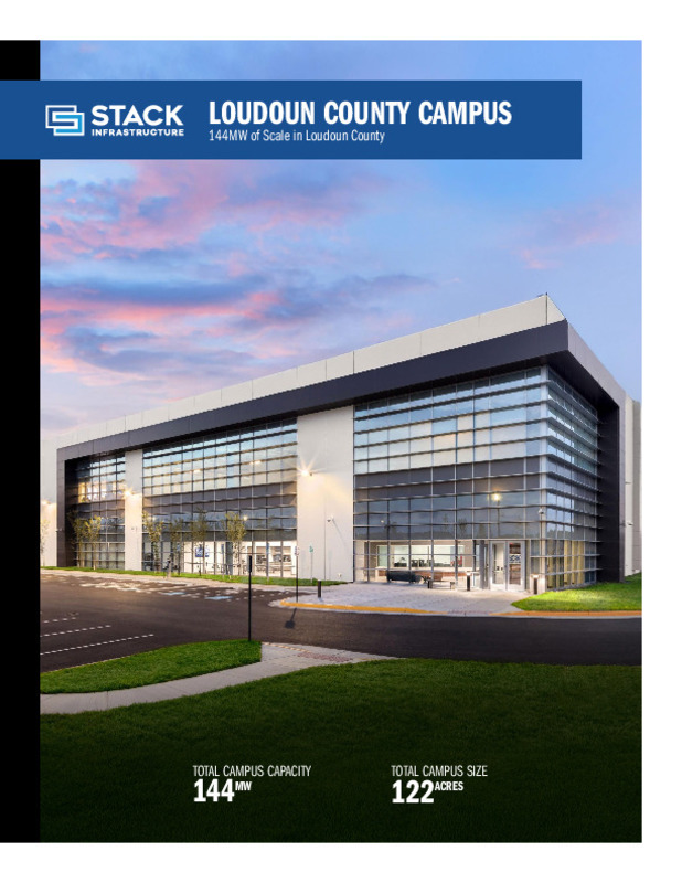 STACK Infrastructure Loudoun 144MW Campus, a photo of the site