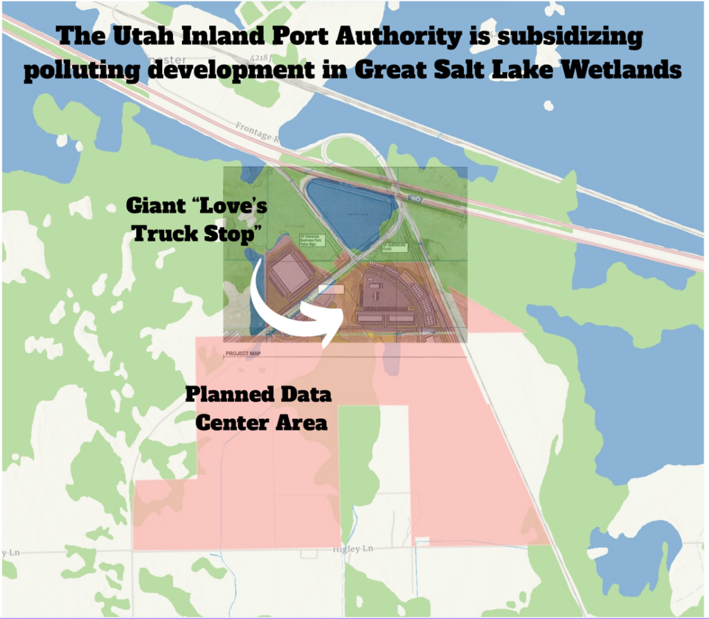 Tooele Valley inland port and data center project (TVPID), a photo of the site