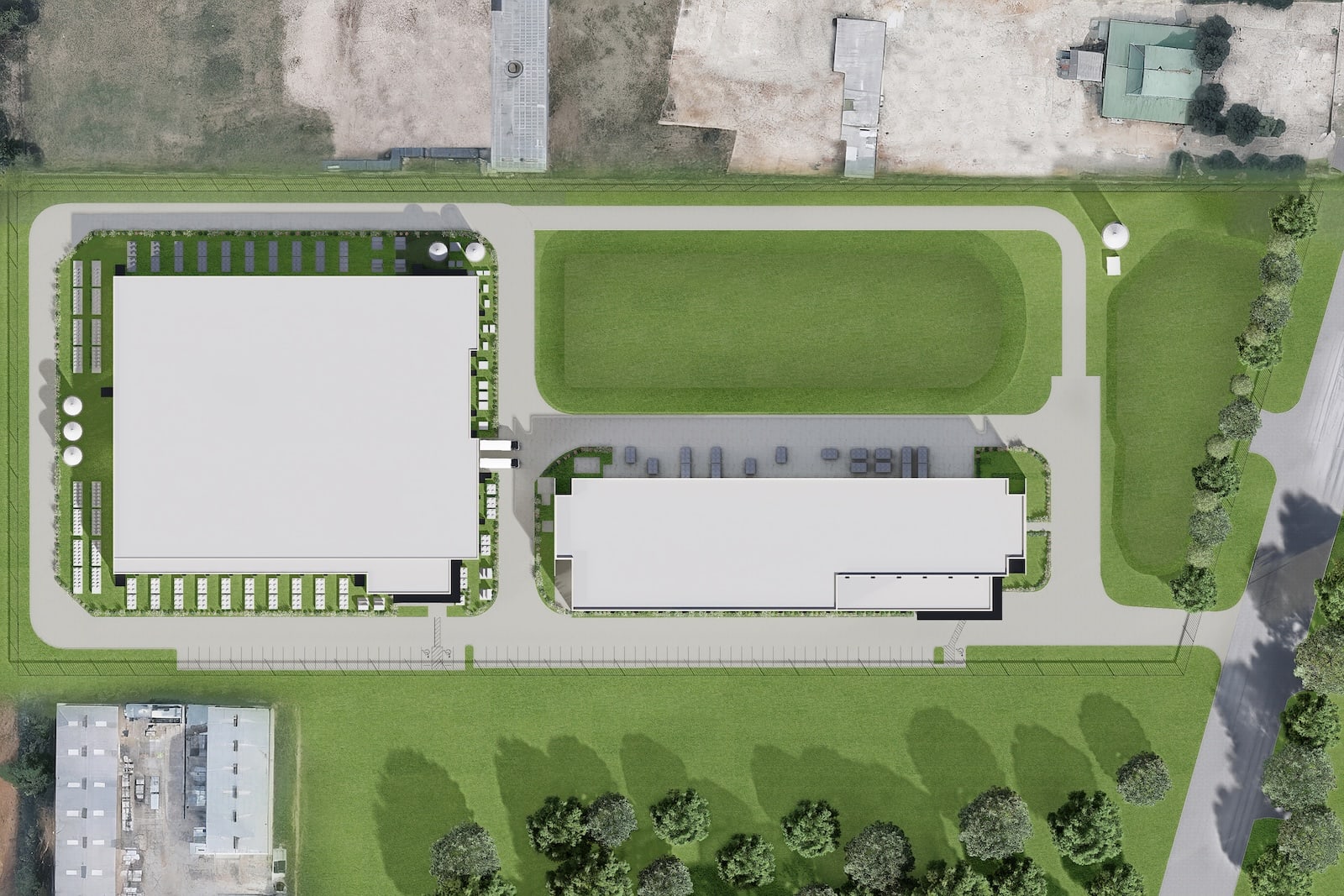 TRG HOU2 (Spring campus), a photo of the site